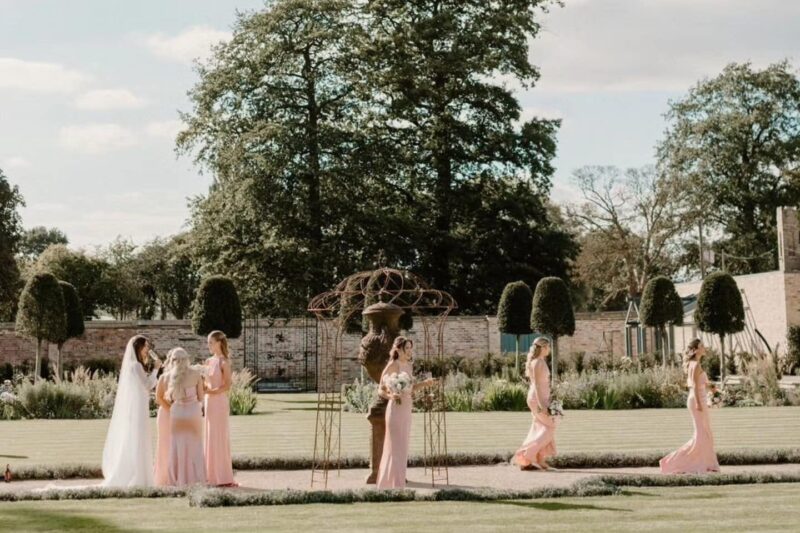 Wedding Venue with Outdoor Ceremony Yorkshire, Exclusive Use Wedding Venue, Hotham Hall